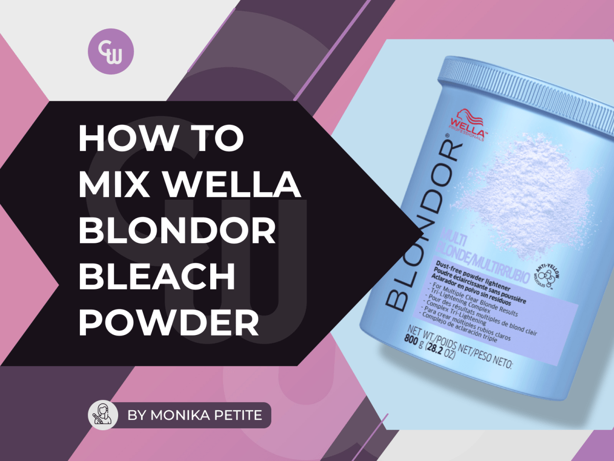 How to Mix Wella Blondor Bleach Powder Like a Pro! - Cosmetic World