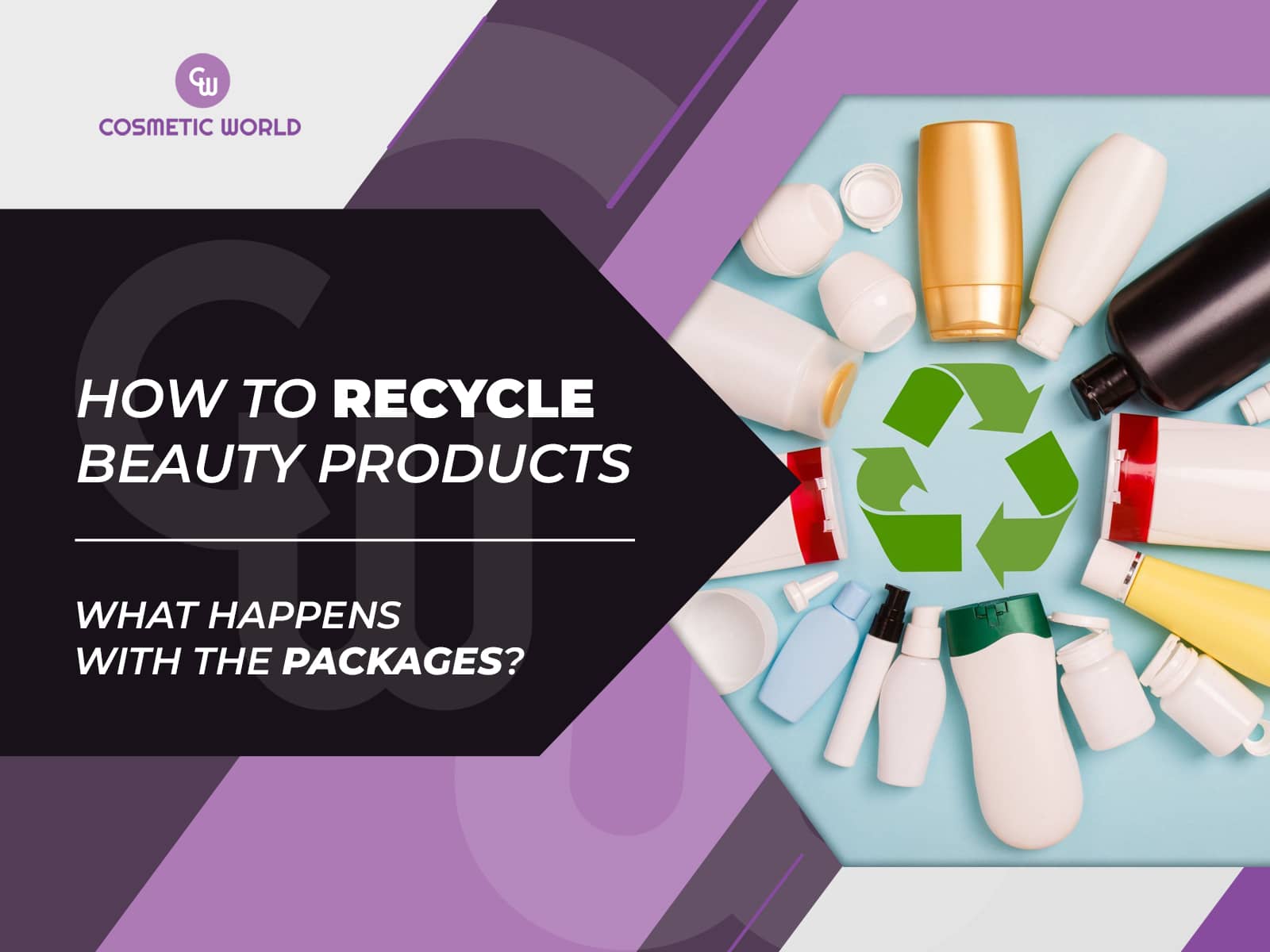 How to recycle beauty products (What happens with the packages?) - Cosmetic World