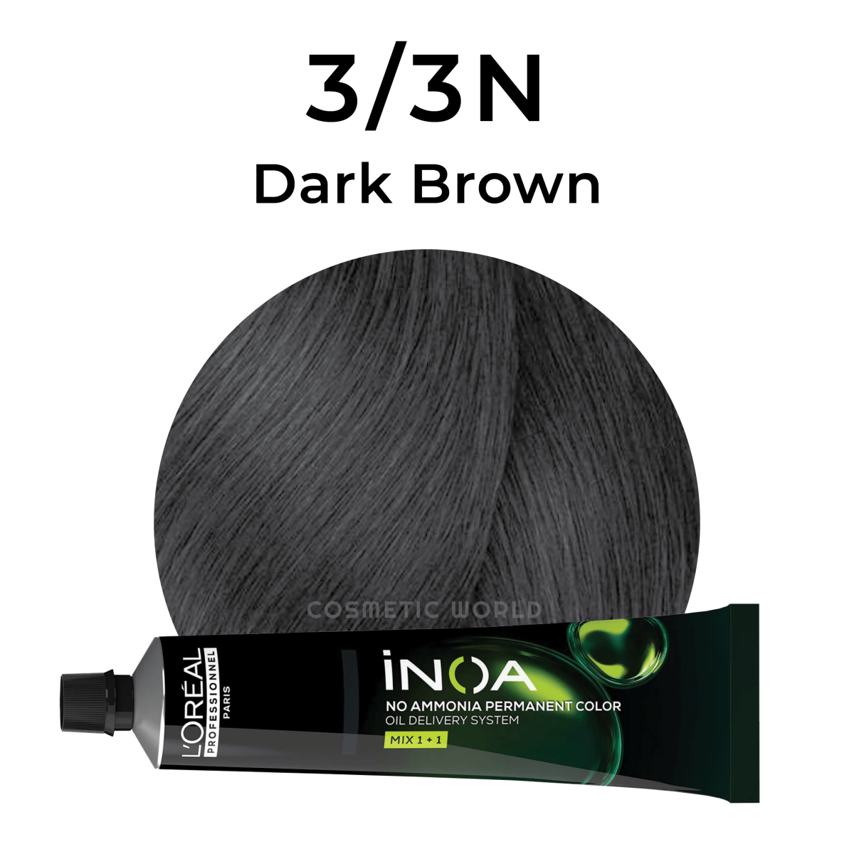 L'OREAL - INOA_iNOA 3/3N Dark Brown_Cosmetic World