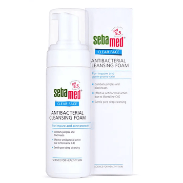 SEBAMED_Antibacterial Cleansing Foam 150ml_Cosmetic World