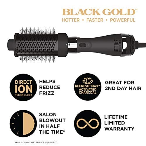HOT TOOLS_Black Gold One-Step Detachable Blowout Volumizer_Cosmetic World
