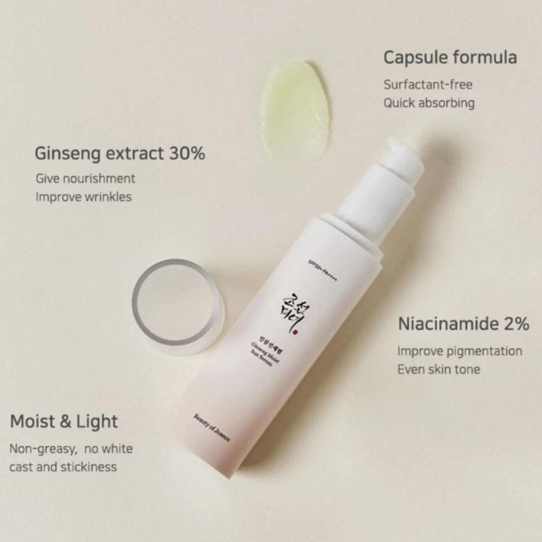 BEAUTY OF JOSEON_Ginseng Moist Sun Serum (SPF 50+ PA++++)_Cosmetic World