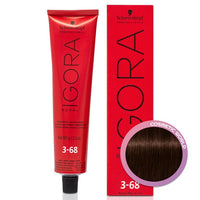Thumbnail for SCHWARZKOPF - IGORA ROYAL_Igora Royal 3-68 Dark Brown Chocolate Red 60g / 2.1oz_Cosmetic World