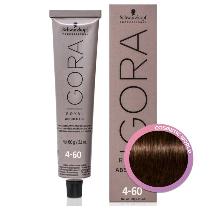 SCHWARZKOPF - IGORA ROYAL_Igora Royal Absolutes 4-60 Medium Brown Chocolate Natural_Cosmetic World