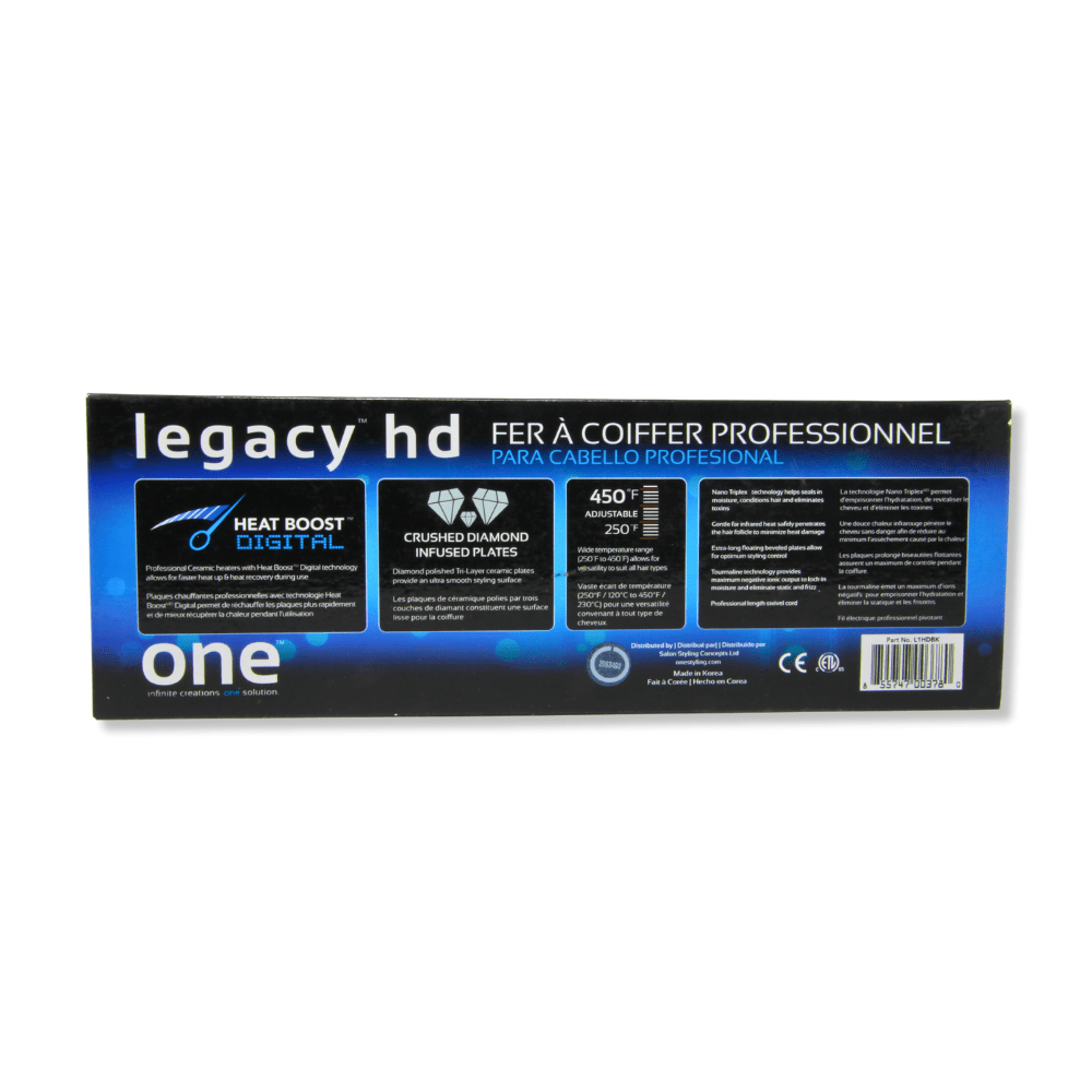 Cosmetic World_Legacy HD Professional Flat Iron 1"_Cosmetic World