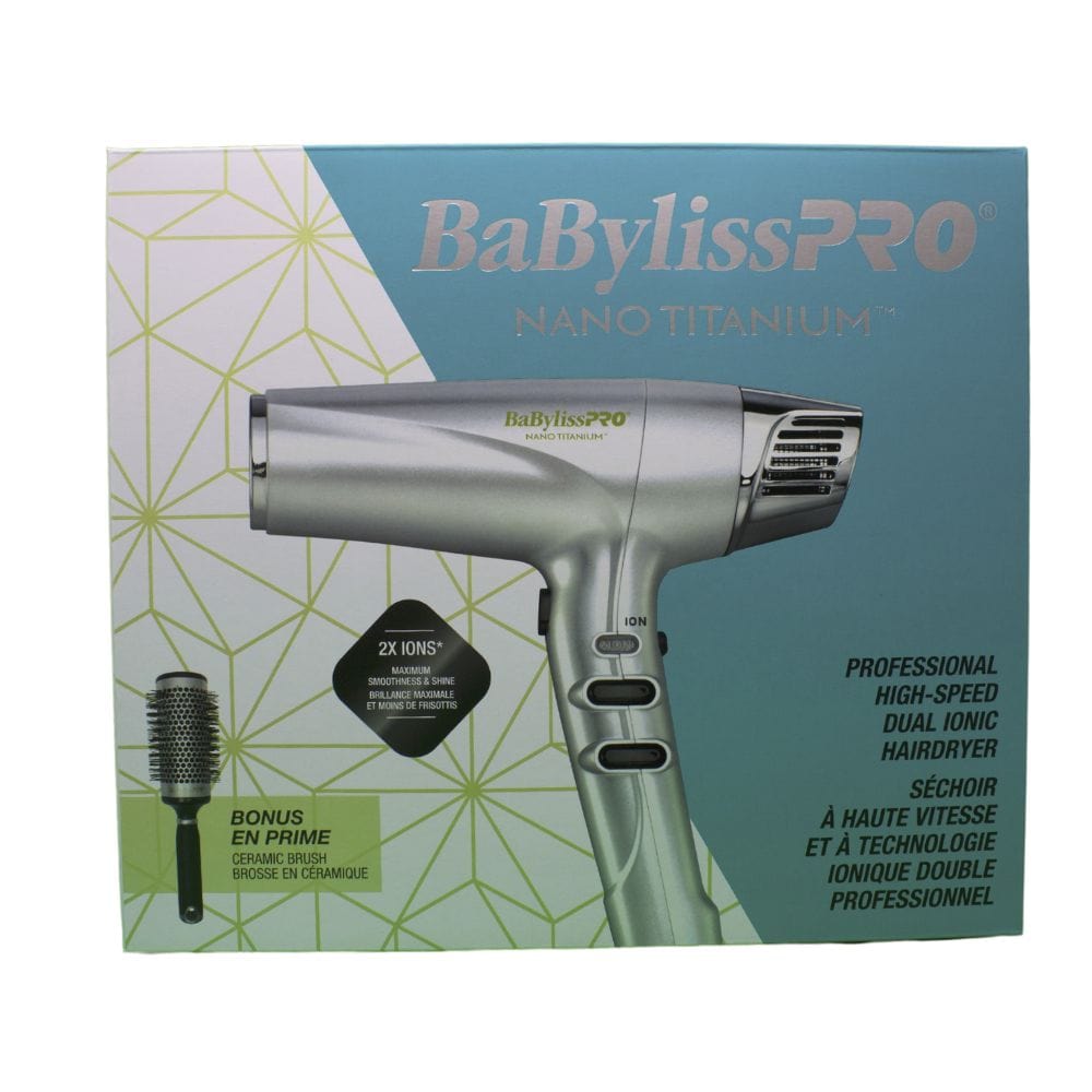BABYLISS PRO_Professional High-Speed Dual Ionic Hairdryer With Brush_Cosmetic World