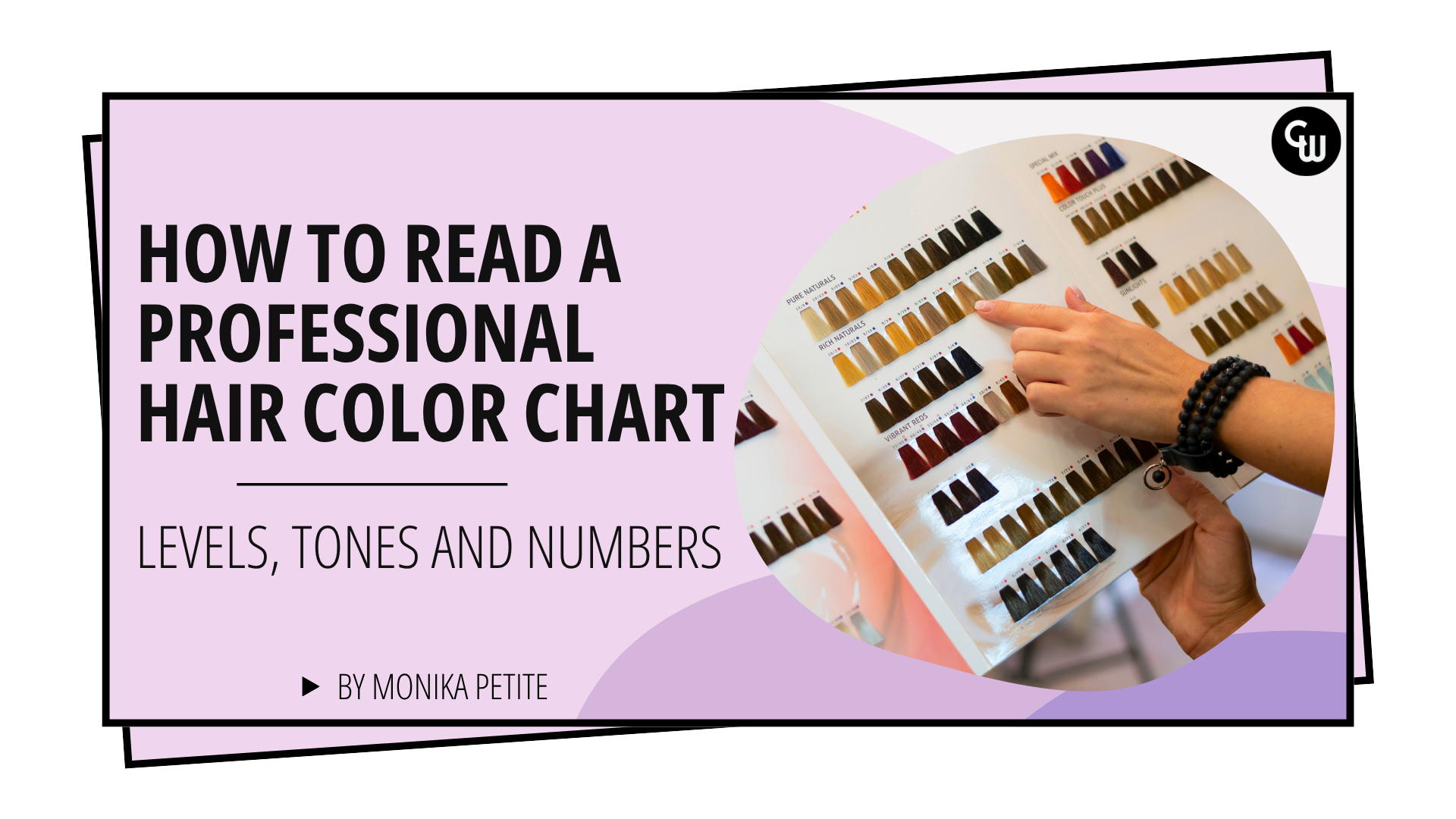 How to Read a Professional Hair Color Chart