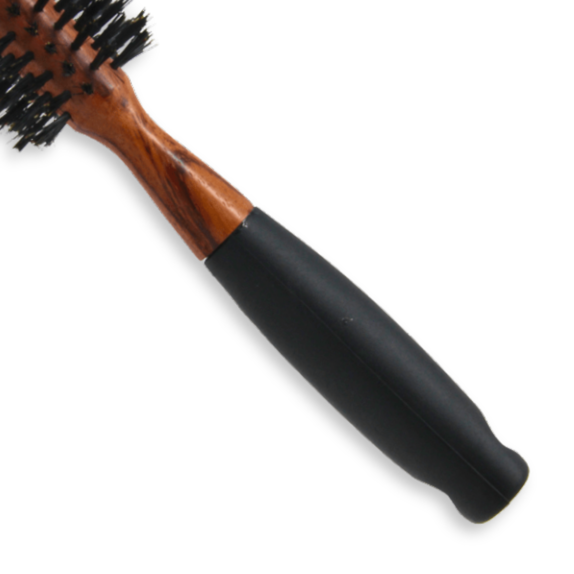 Escova Redonda de Madeira com Cerdas de Javali Hair Hugger