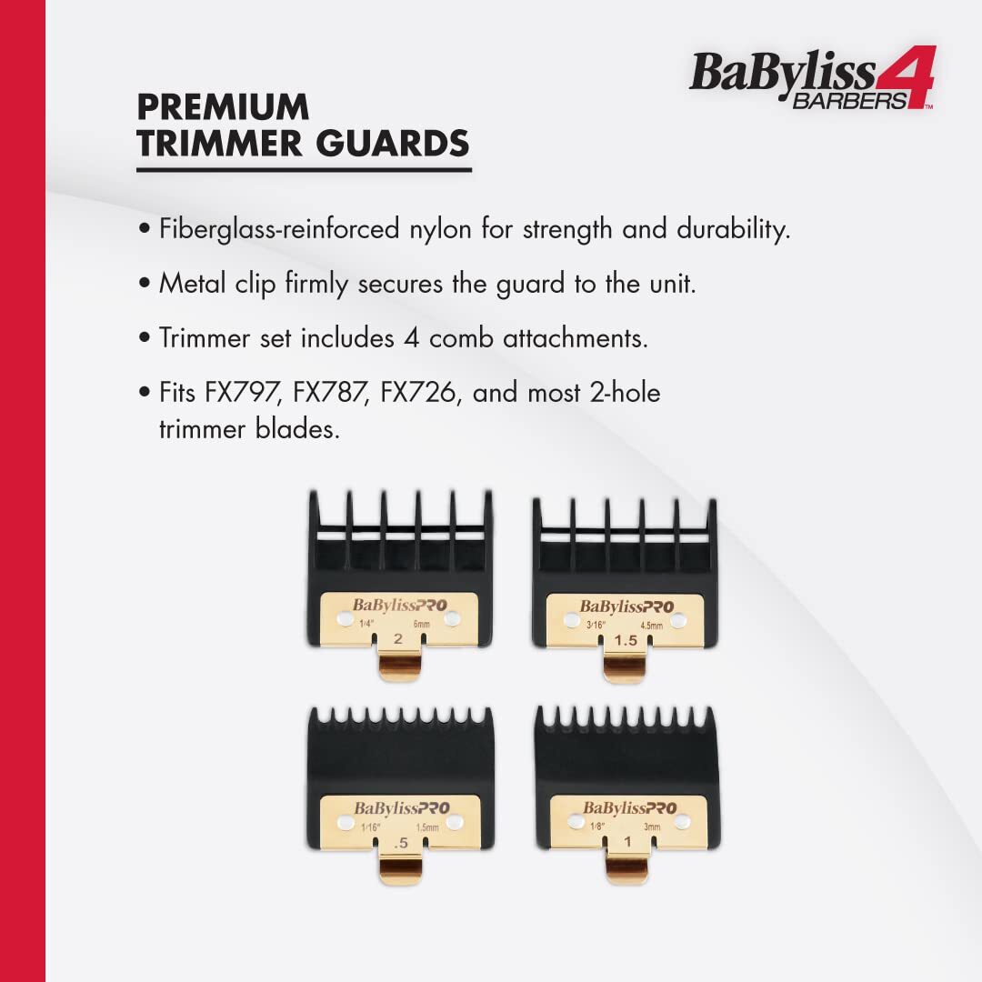 Защитные насадки для триммера Barbers4 Premium