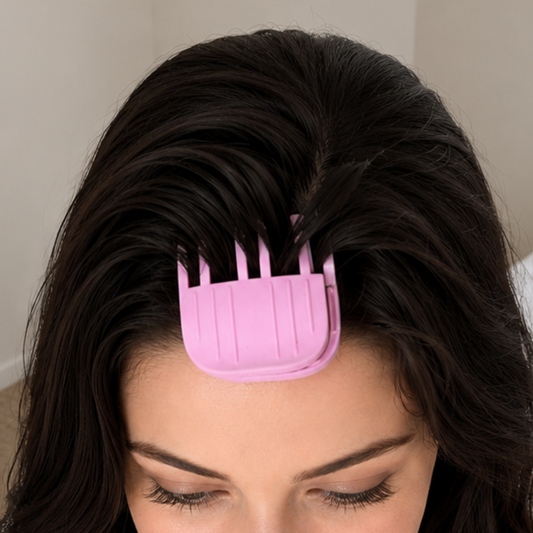 Volumen-Haarspange mit breiten Zähnen