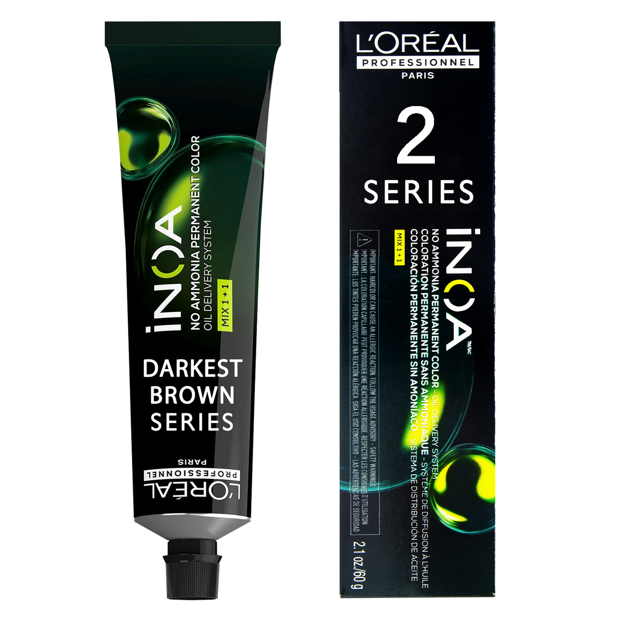 Inoa 2/ Darkest Brown Series Permanent Hair Color