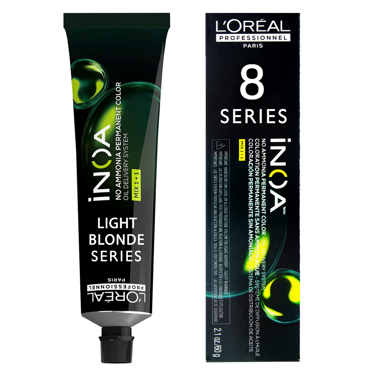 Inoa 8/ Light Blonde Series Permanent Hair Color
