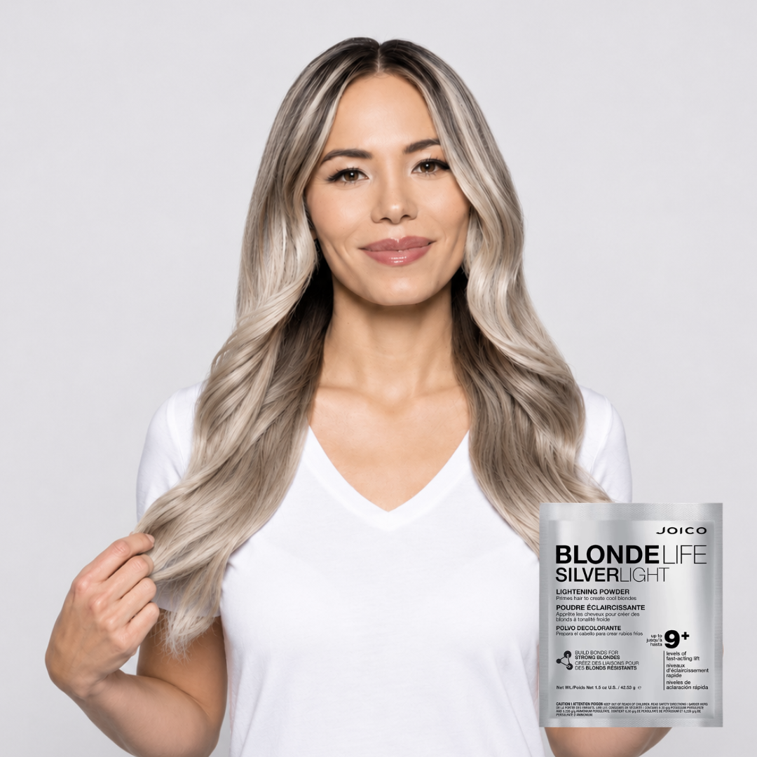 Pó branqueador Blonde Life Silverlight para loiros frios
