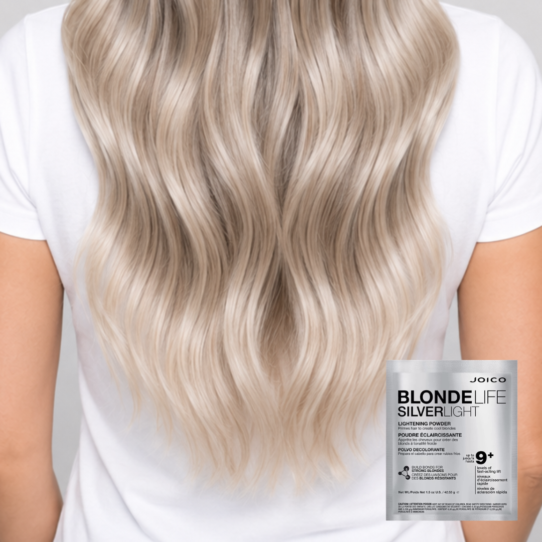 Pó branqueador Blonde Life Silverlight para loiros frios