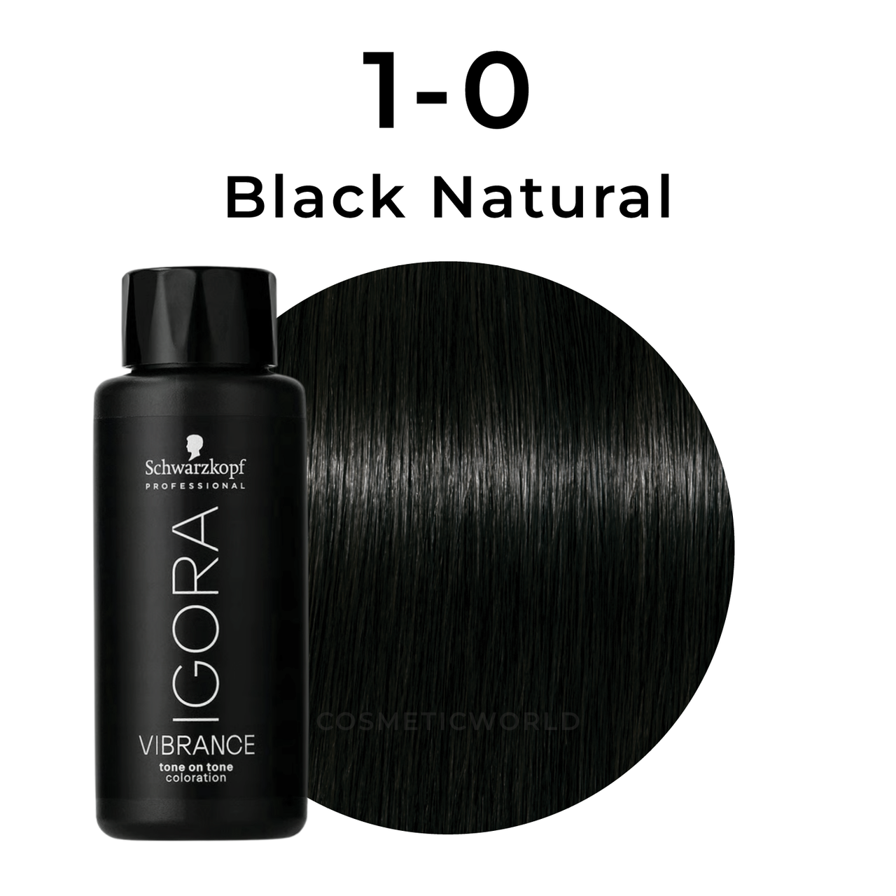 Coloration semi-permanente Igora Vibrance 1 Black Series