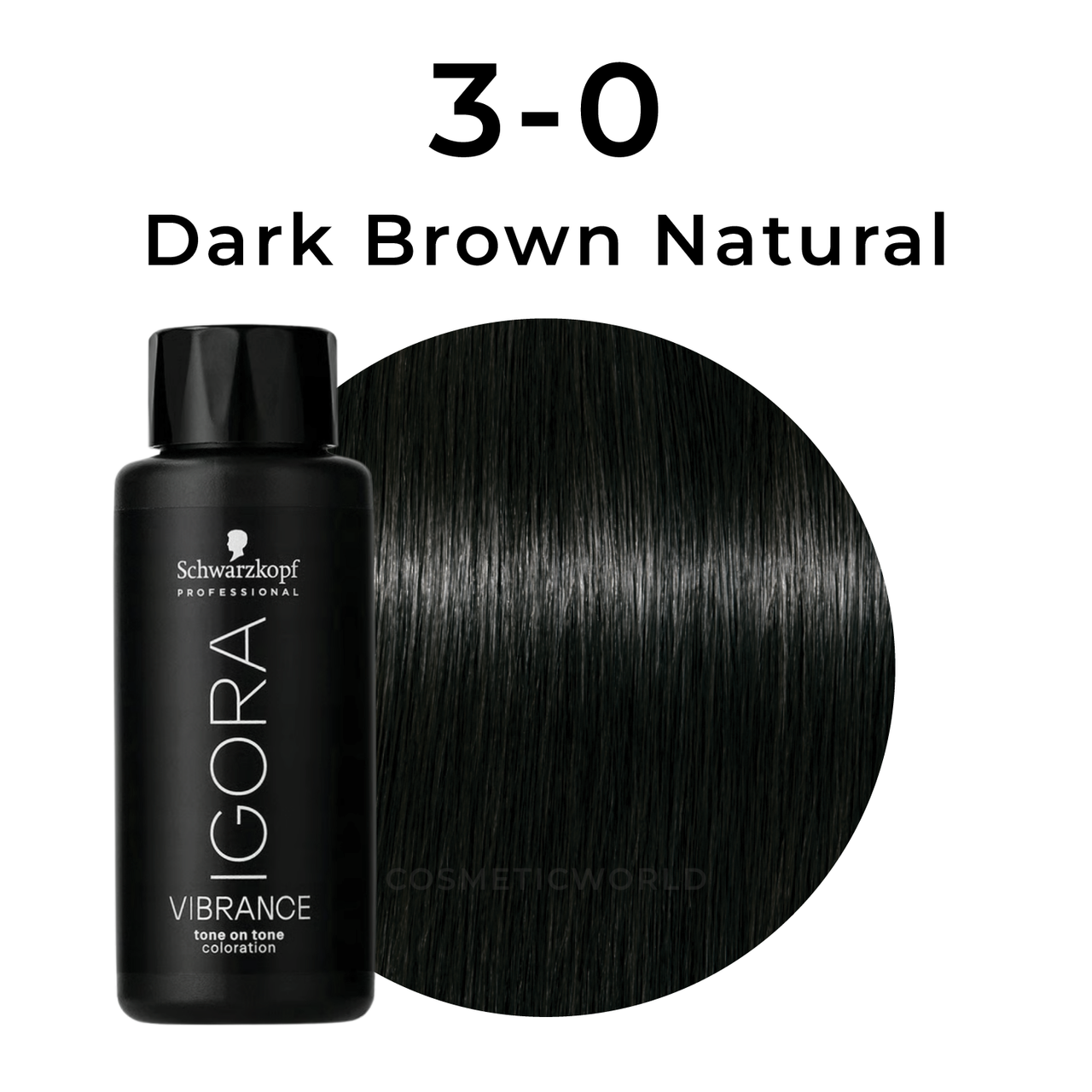 Igora Vibrance 3 Brun foncé, coloration semi-permanente