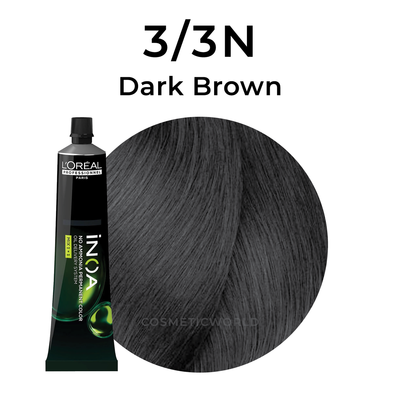 Inoa 3/ Dark Brown Series Permanent Hair Color