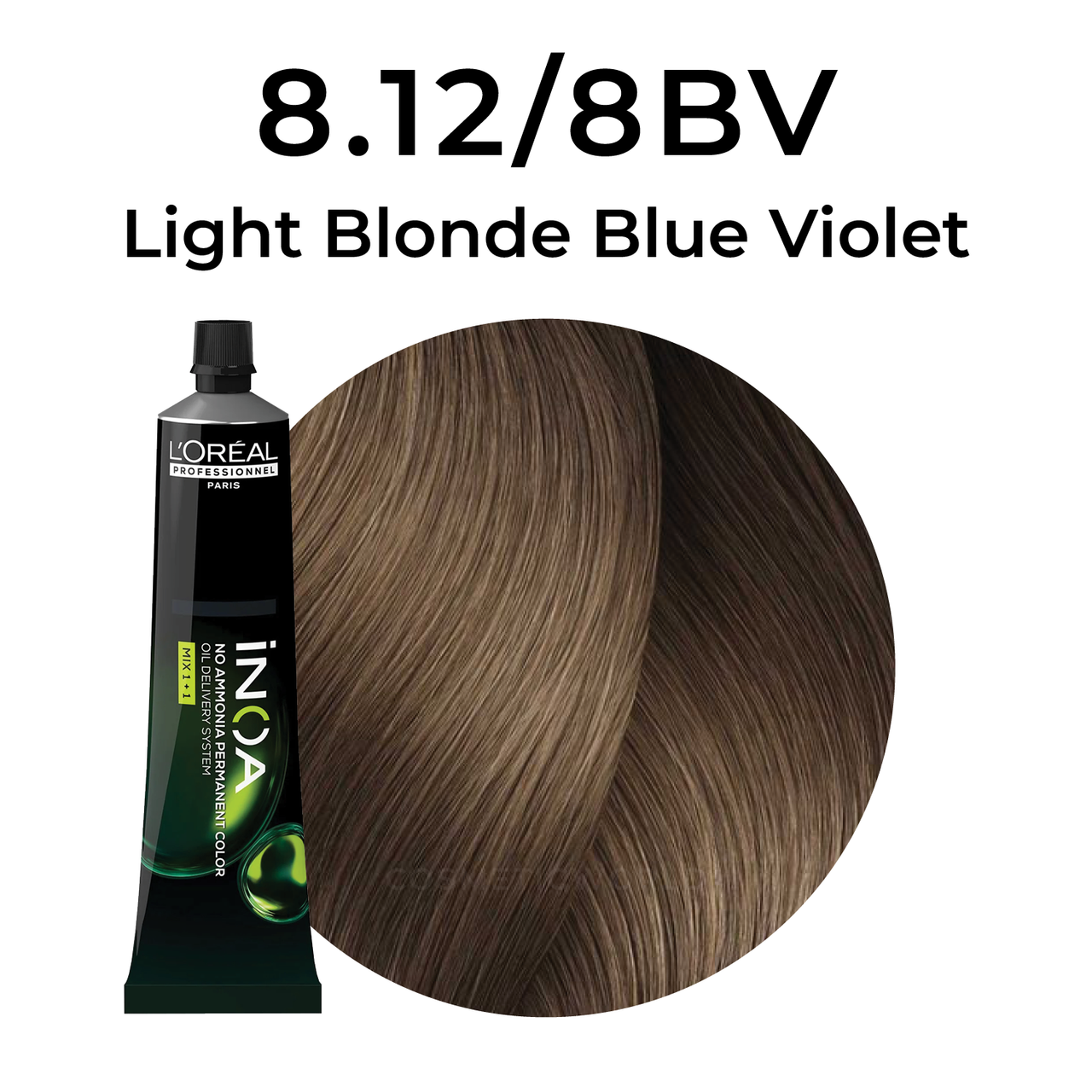 Inoa 8/ Light Blonde Series Permanent Hair Color
