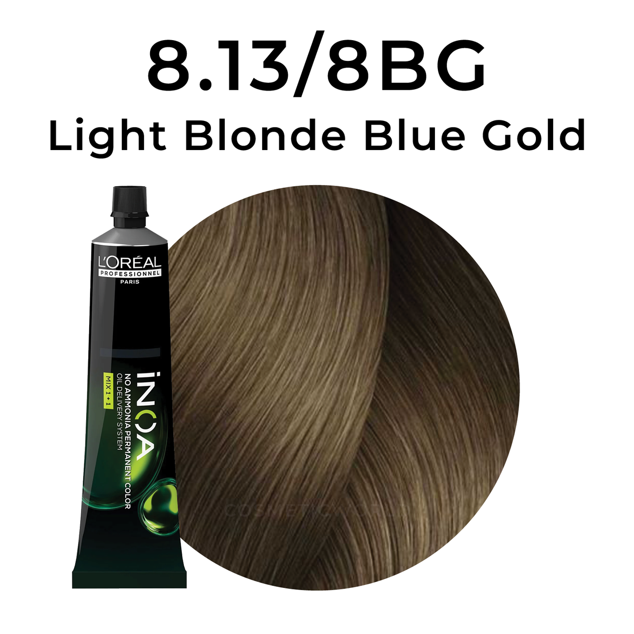 Inoa 8/ Light Blonde Series Permanent Hair Color