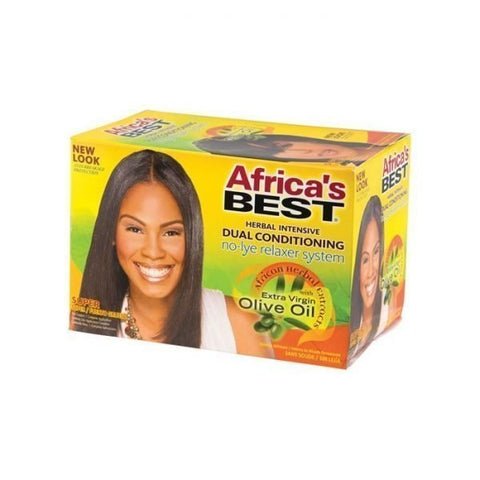AFRICAN PRIDE_Best Herbal Intensive Dual Conditioning No - Lye Relaxer System_Cosmetic World