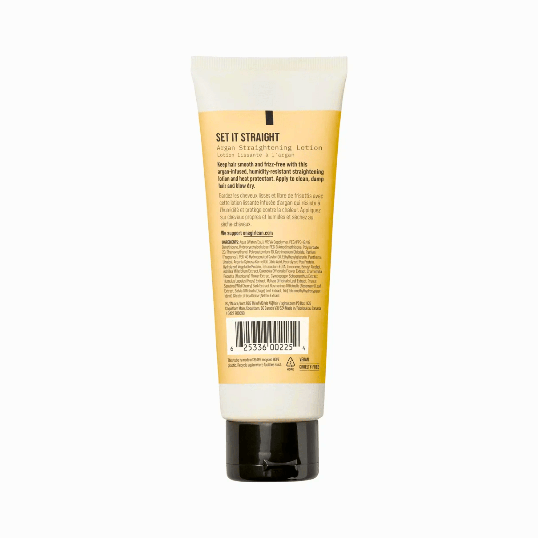 AG_Set It Straight Argan Straightening Lotion_Cosmetic World