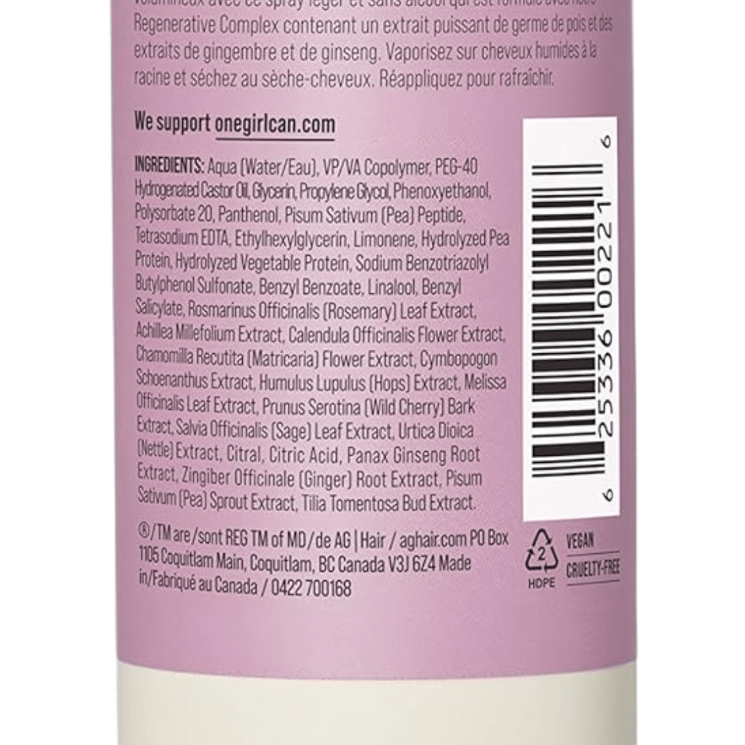 AG_Spray Body Soft Hold Volumizer_Cosmetic World