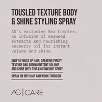 Thumbnail for AG_Tousled Texture Body and Shine Styling Spray_Cosmetic World