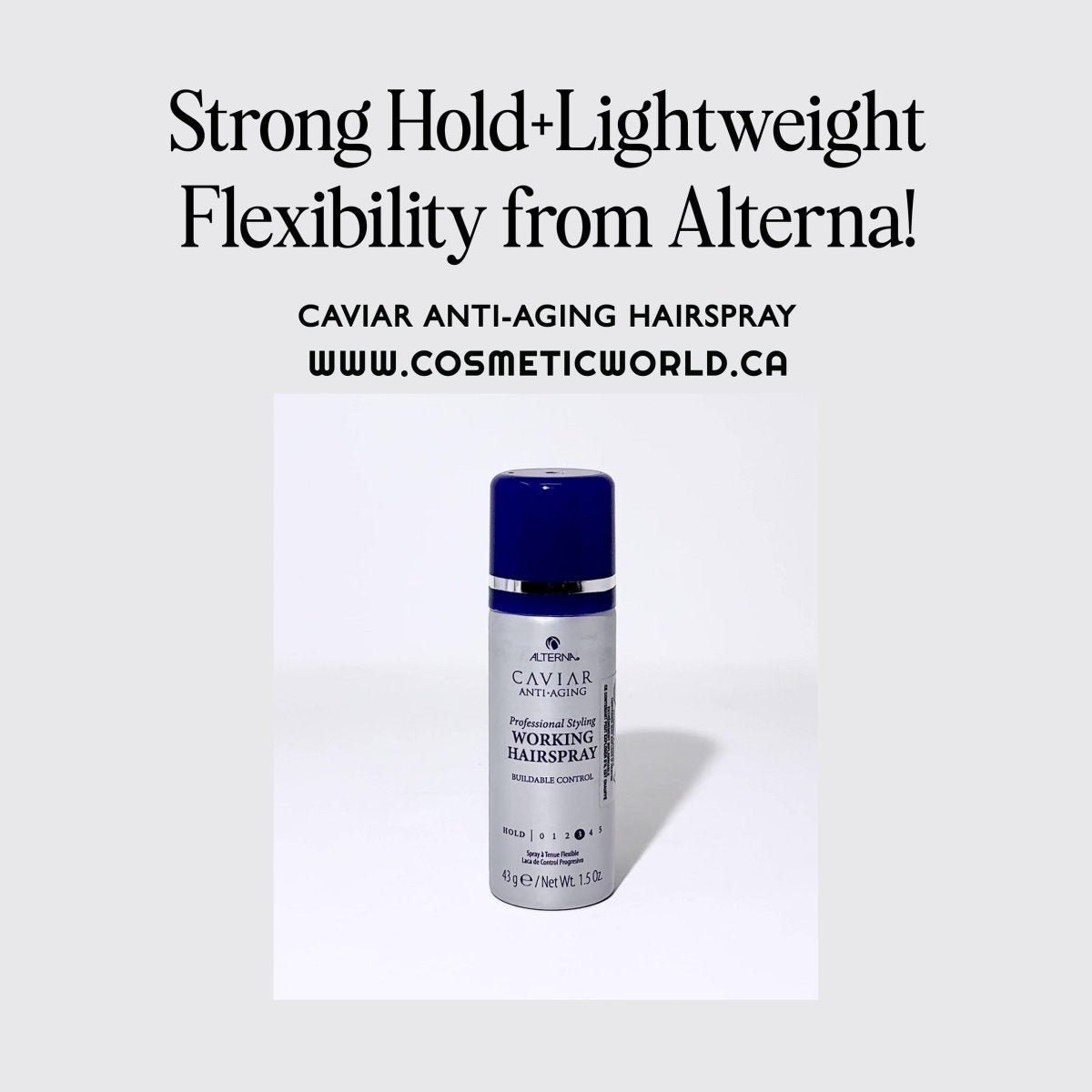Alterna_Caviar Anti - Aging Working Hairspray_Cosmetic World