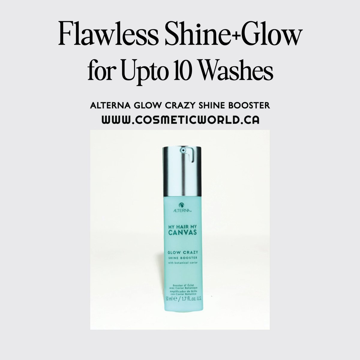 Alterna_My Hair My Canvas Glow Crazy Shine Booster_Cosmetic World