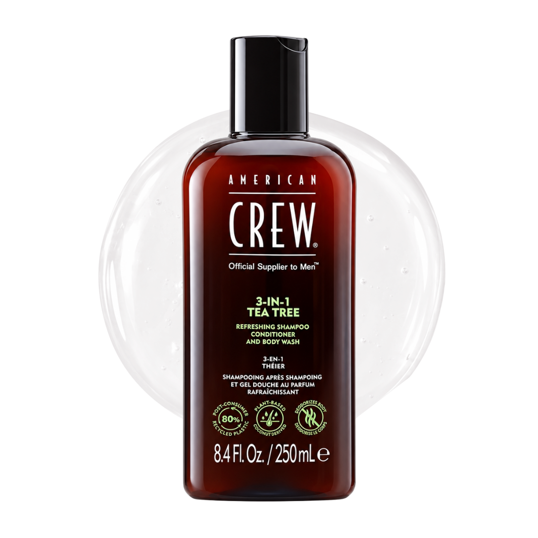Champô, Condicionador e Gel de Duche 3 em 1 de Tea Tree