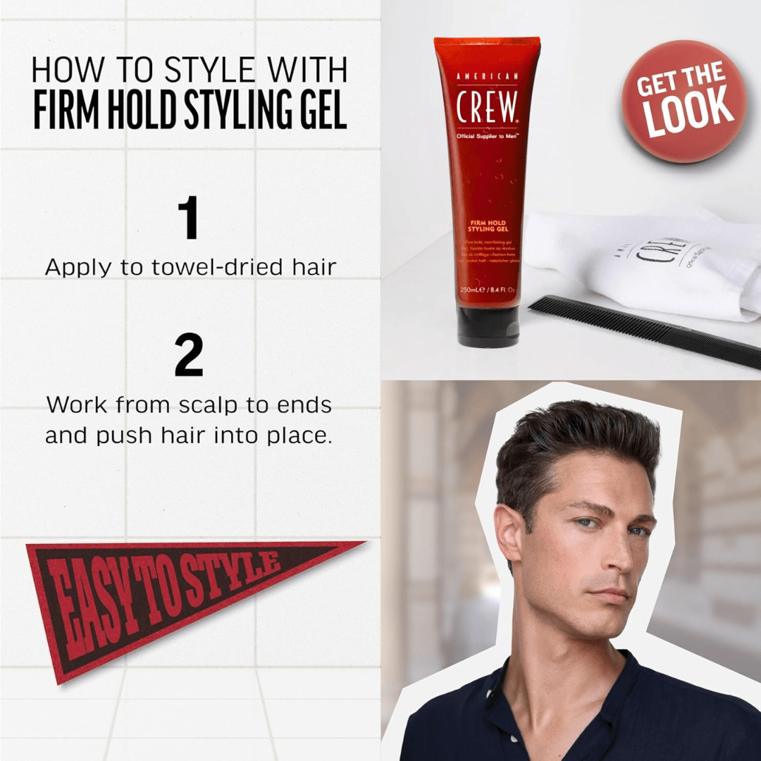 American Crew_Firm Hold Styling Gel_Cosmetic World