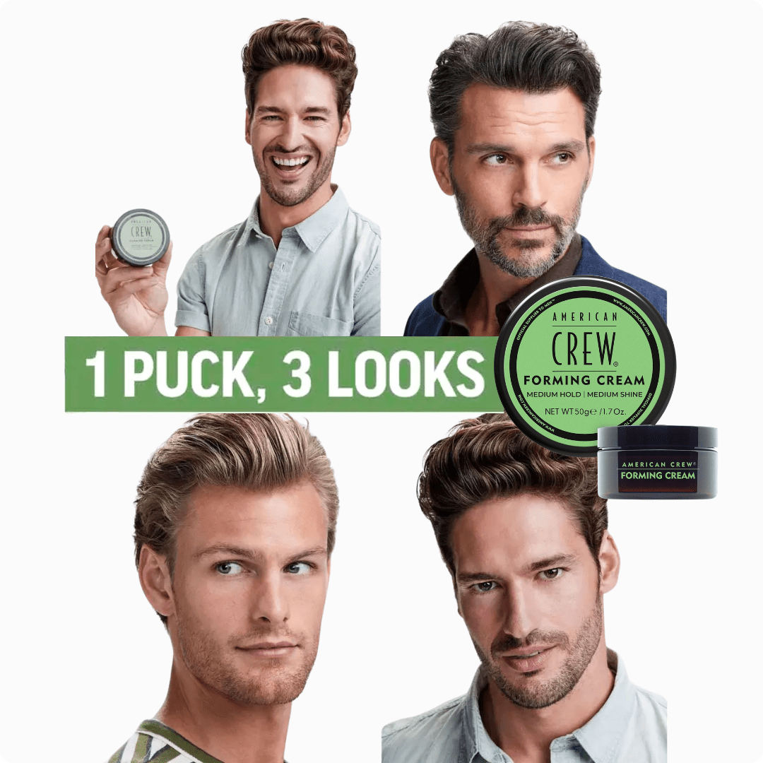 American Crew_Medium Hold/Medium Shine Forming Cream 85g / 3oz_Cosmetic World