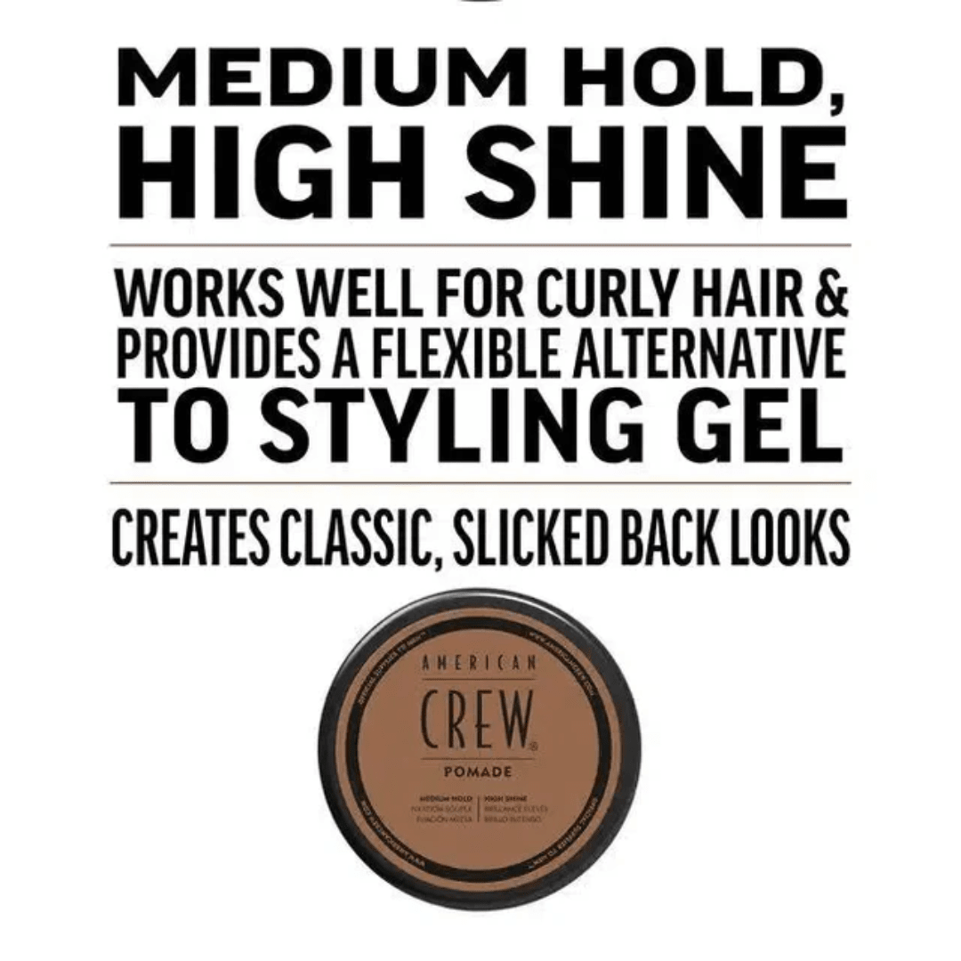 American Crew_Pomade Medium Hold & High Shine_Cosmetic World