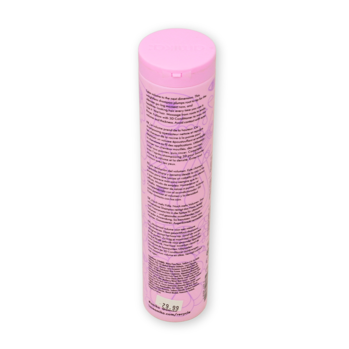 AMIKA:_3D Volume & Thickening Shampoo_Cosmetic World