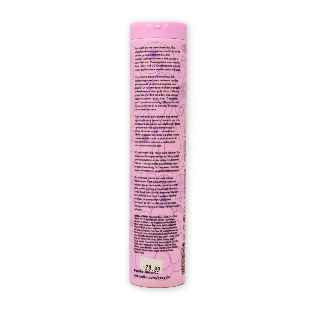 AMIKA:_3D Volume & Thickening Shampoo_Cosmetic World