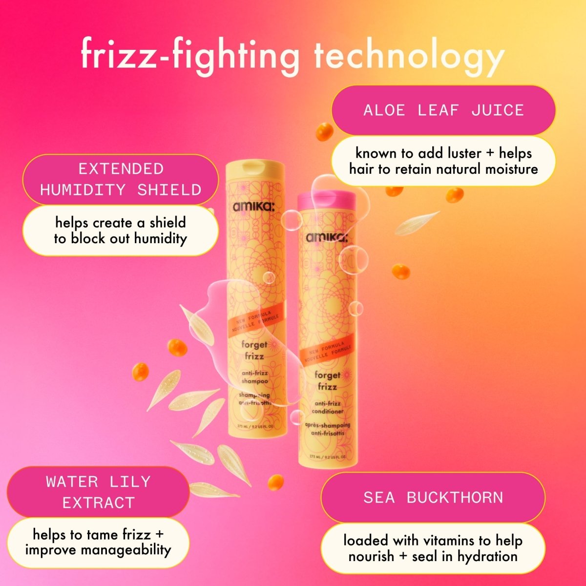 AMIKA:_Forget Frizz Anti - Frizz Shampoo_Cosmetic World