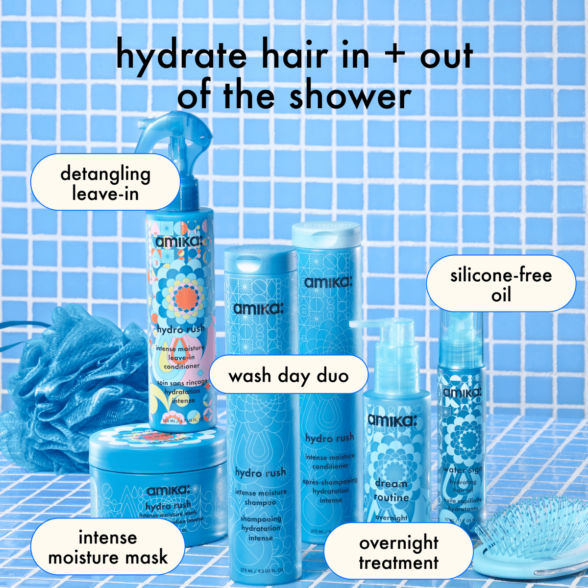 AMIKA:_Hydro Rush Intense Moisture Shampoo_Cosmetic World
