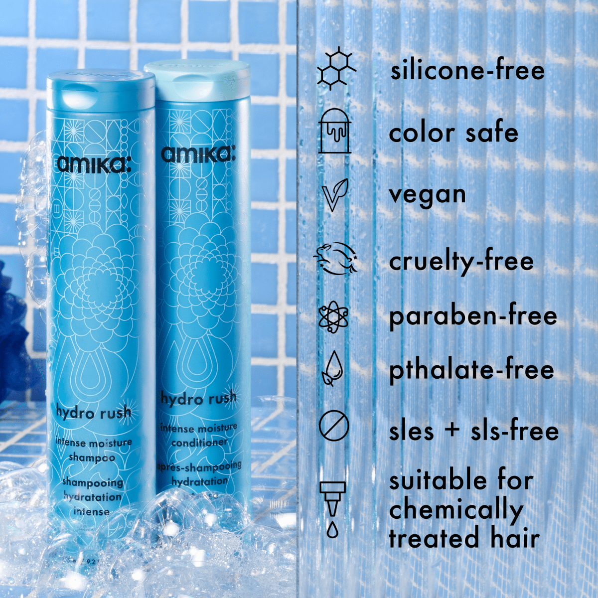 AMIKA:_Hydro Rush Intense Moisture Shampoo_Cosmetic World