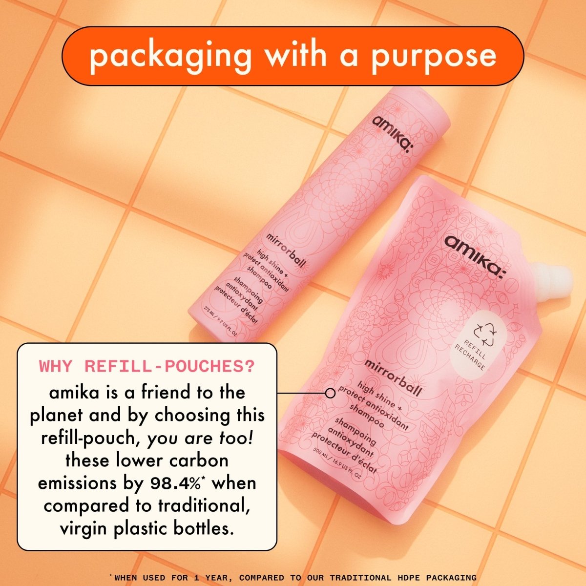 AMIKA:_Mirrorball High Shine + Protect Antioxidant Shampoo_Cosmetic World