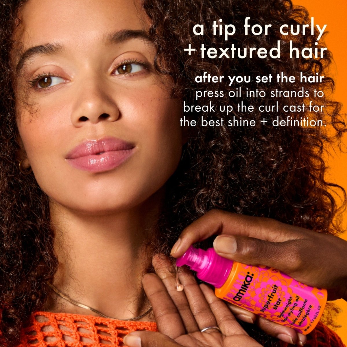 Amika:_Superfruit Star Lightweight Hair Styling Oil_Cosmetic World