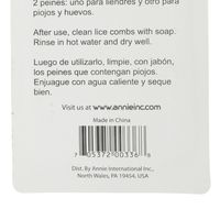 Thumbnail for Annie_Lice Comb Set 2 Pcs - 6cm & 8.5cm Wide_Cosmetic World