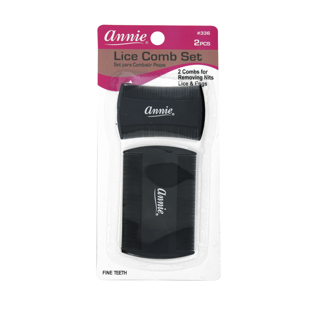 Annie_Lice Comb Set 2 Pcs - 6cm & 8.5cm Wide_Cosmetic World