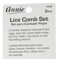 Thumbnail for Annie_Lice Comb Set 2 Pcs - 6cm & 8.5cm Wide_Cosmetic World