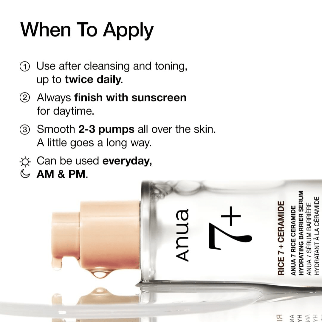Anua_7 Rice Ceramide Hydrating Barrier Serum_Cosmetic World
