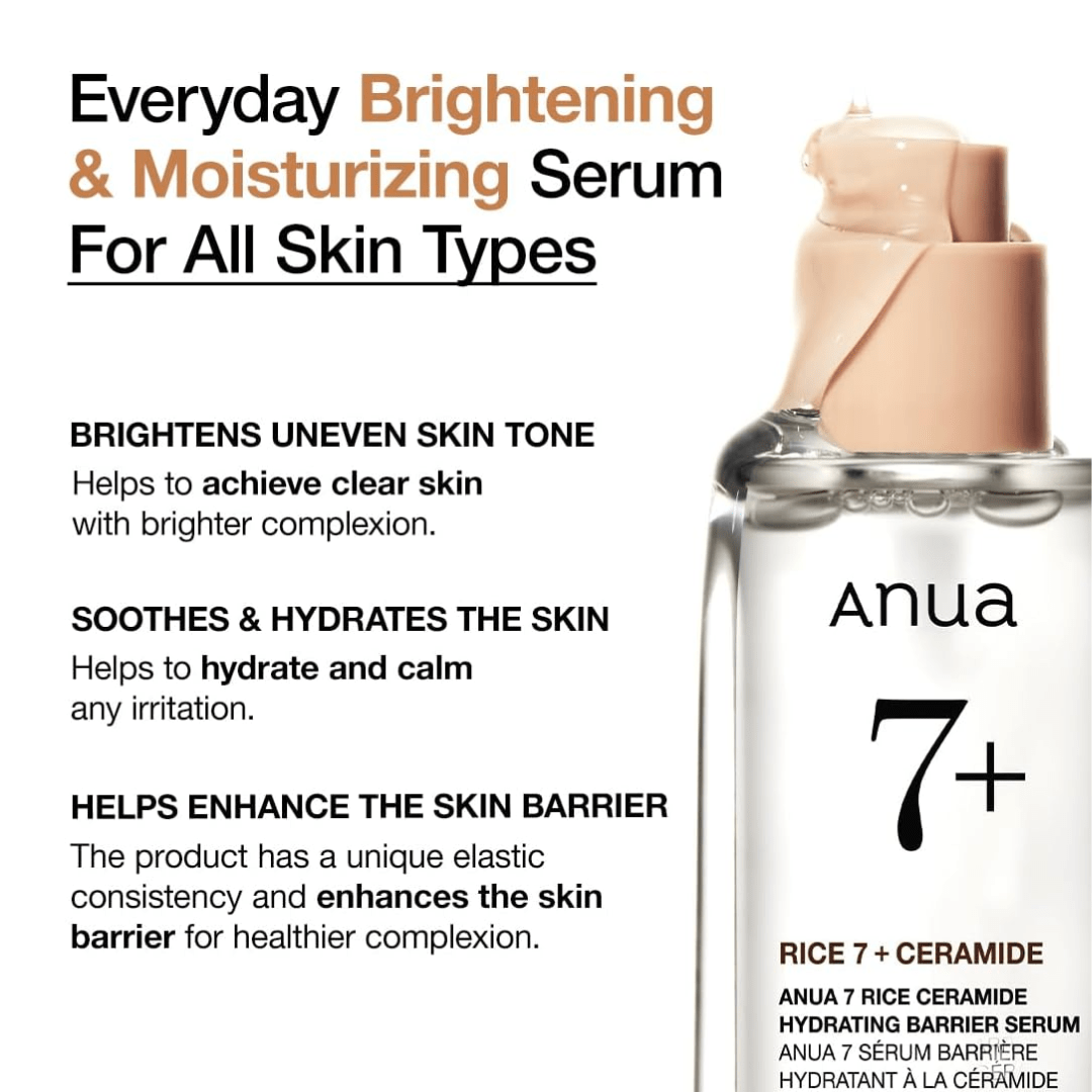 Anua_7 Rice Ceramide Hydrating Barrier Serum_Cosmetic World