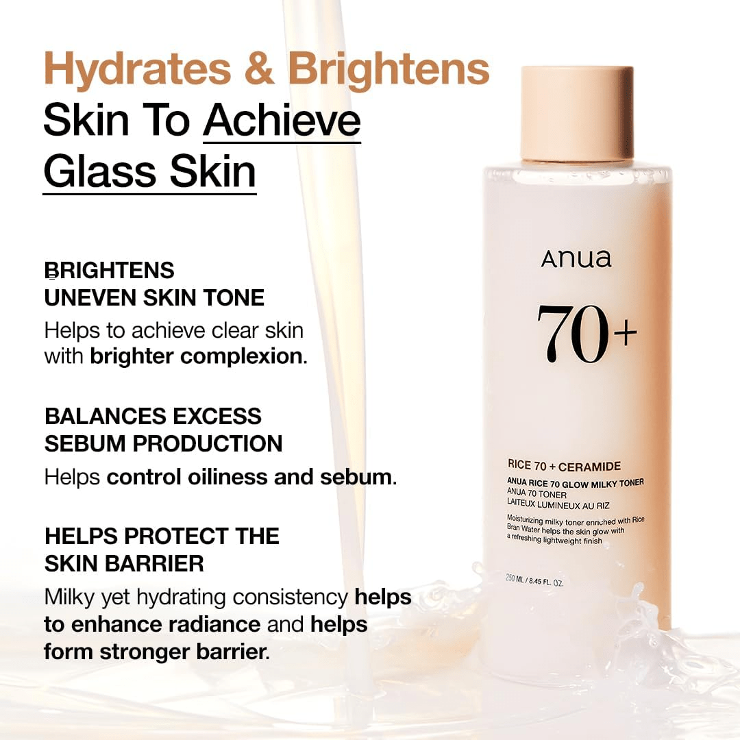 Anua_Rice 70 Glow Milky Toner_Cosmetic World
