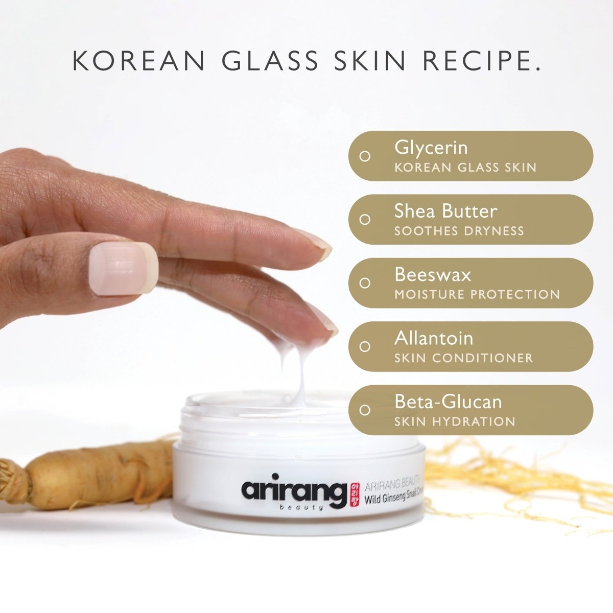 ARIRANG BEAUTY_Wild Ginseng Snail Cream_Cosmetic World