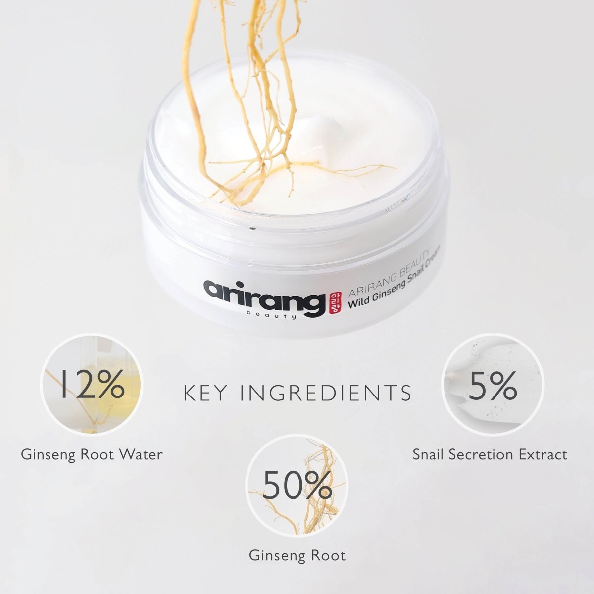 ARIRANG BEAUTY_Wild Ginseng Snail Cream_Cosmetic World