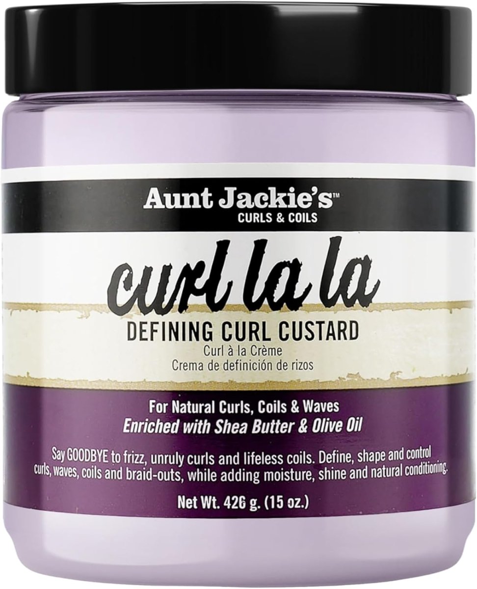 AUNT JACKIES CURLS AND COILS_Curl La La Defining Curl Custard_Cosmetic World
