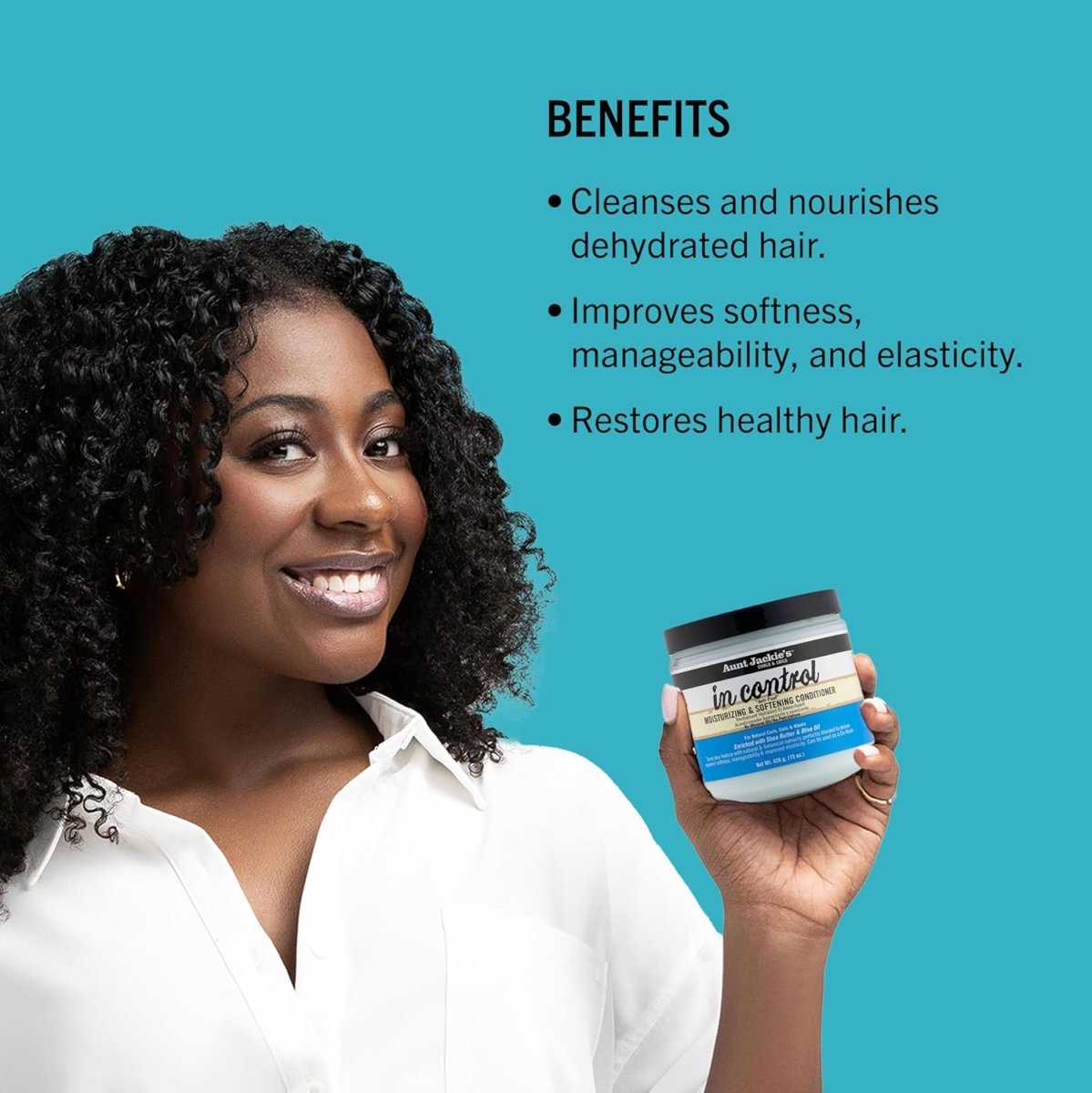 AUNT JACKIE'S CURLS AND COILS_In Control Moisturizing & Softening Conditioner_Cosmetic World
